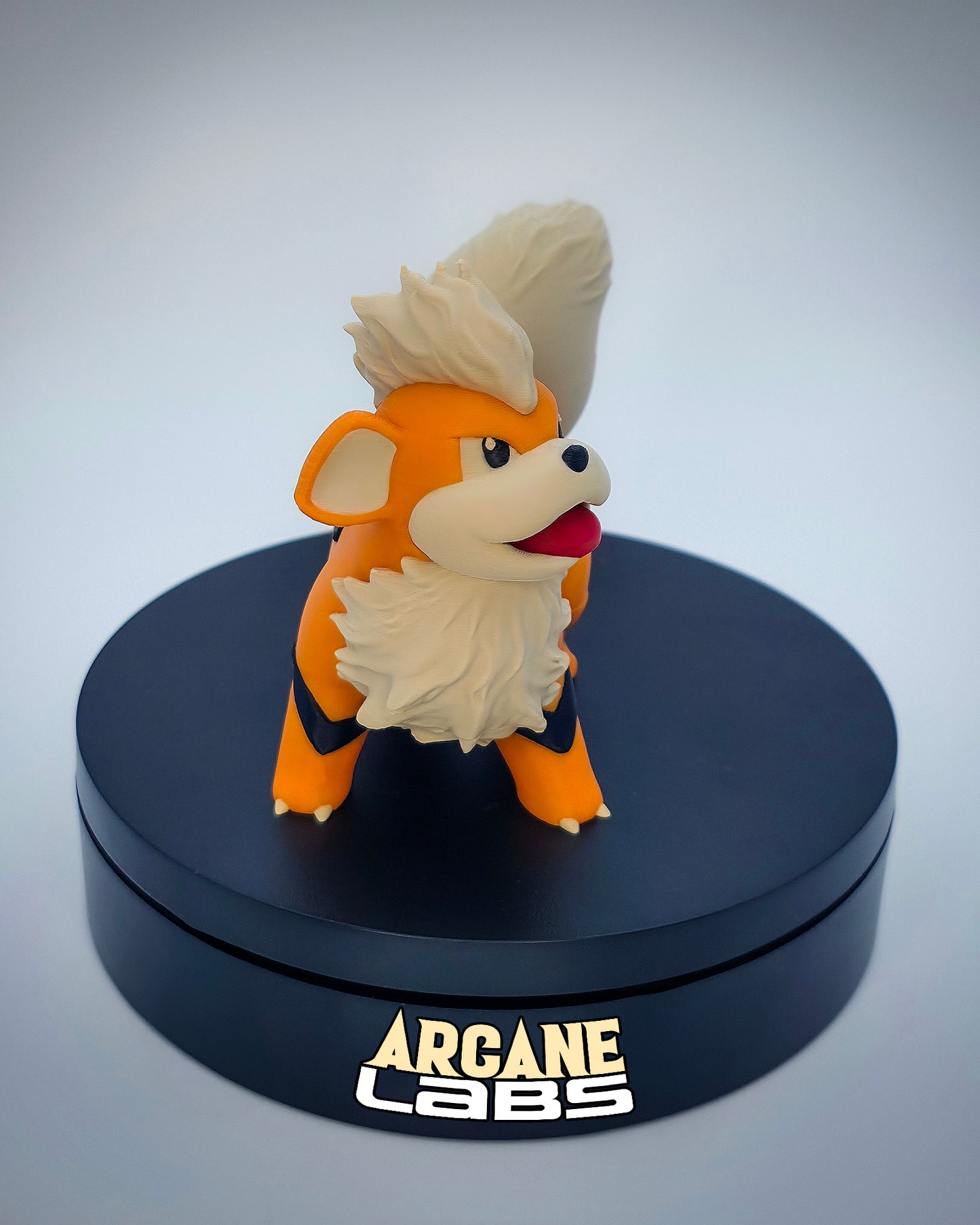 Mini Growlithe Pokémon Statue
