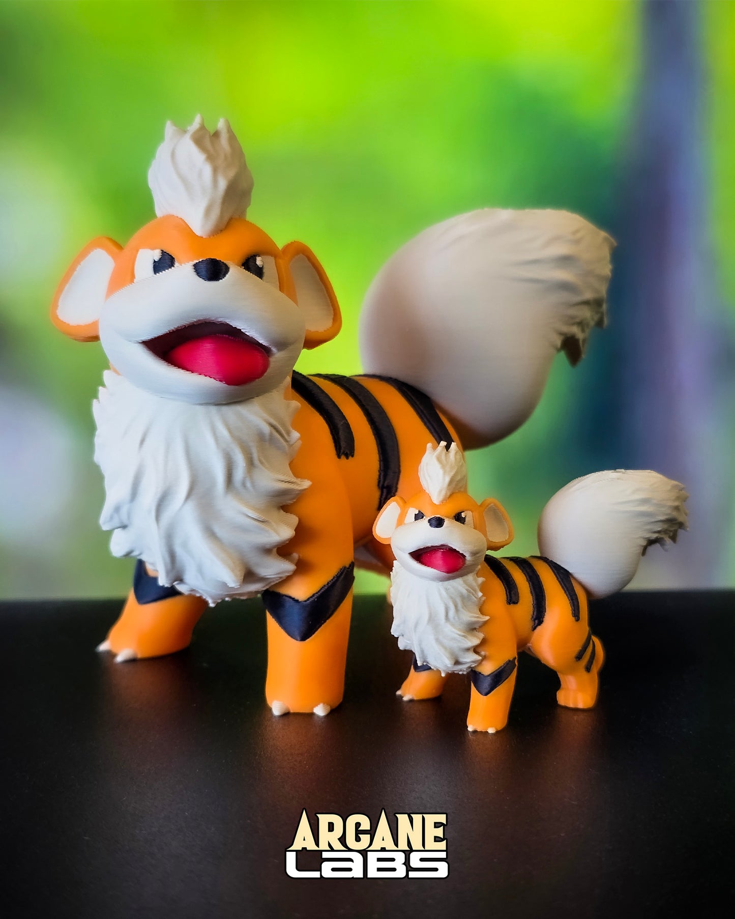 Mini Growlithe Pokémon Statue