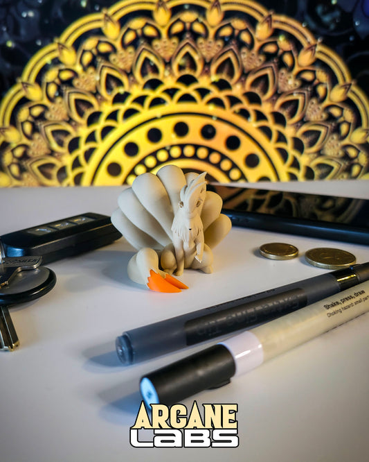 Mini Ninetales Pokémon Statue