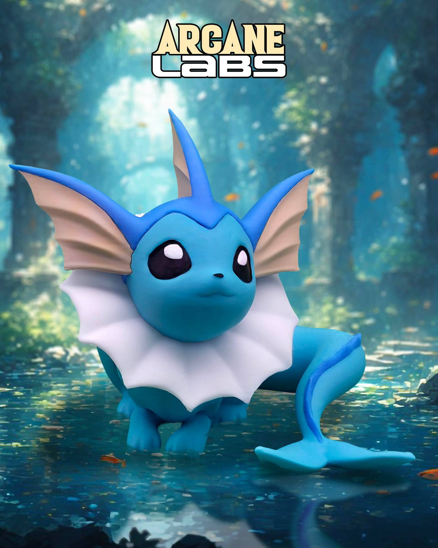 Vaporeon Pokémon Statue