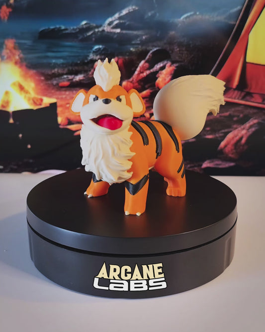 Growlithe Pokémon Statue